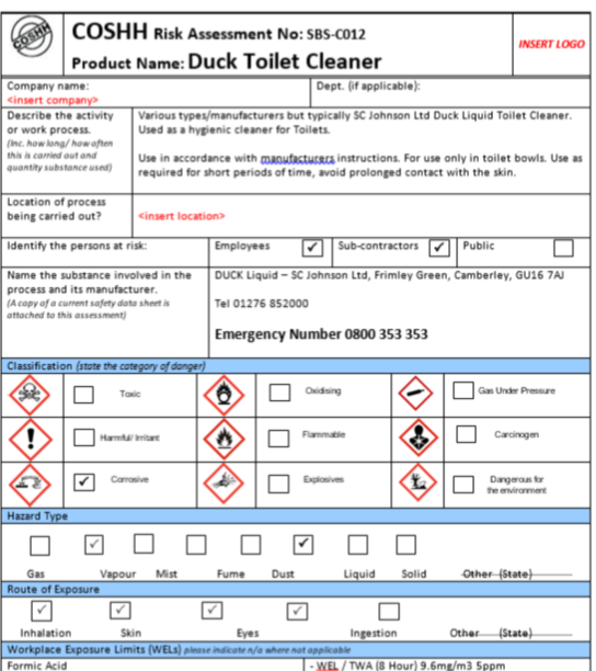 W5 Toilet Cleaner Safety Data Sheet at Emily Lam blog